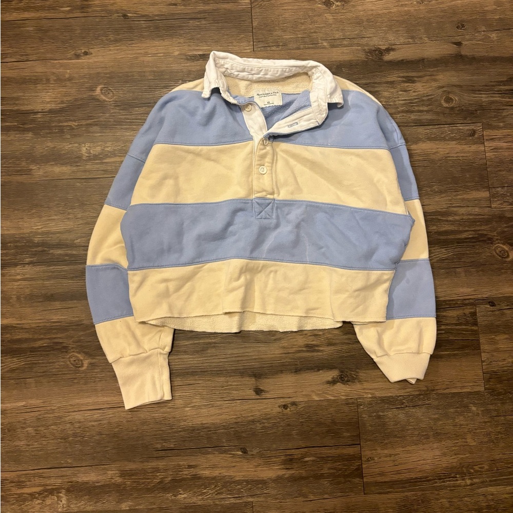 Y2K Abercrombie and fitch collared Long sleeve shirt